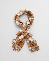 Checked Wool Scarf
