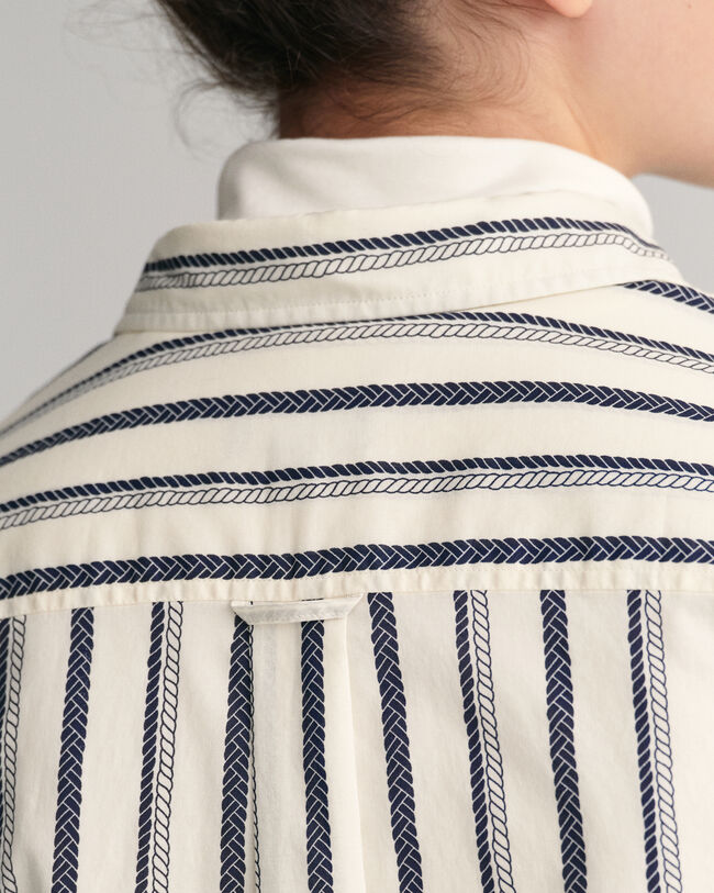 Regular Fit Rope Cotton Voile Shirt