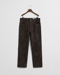 Suede Straight Fit Jeans