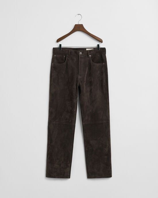 Suede Straight Fit Jeans
