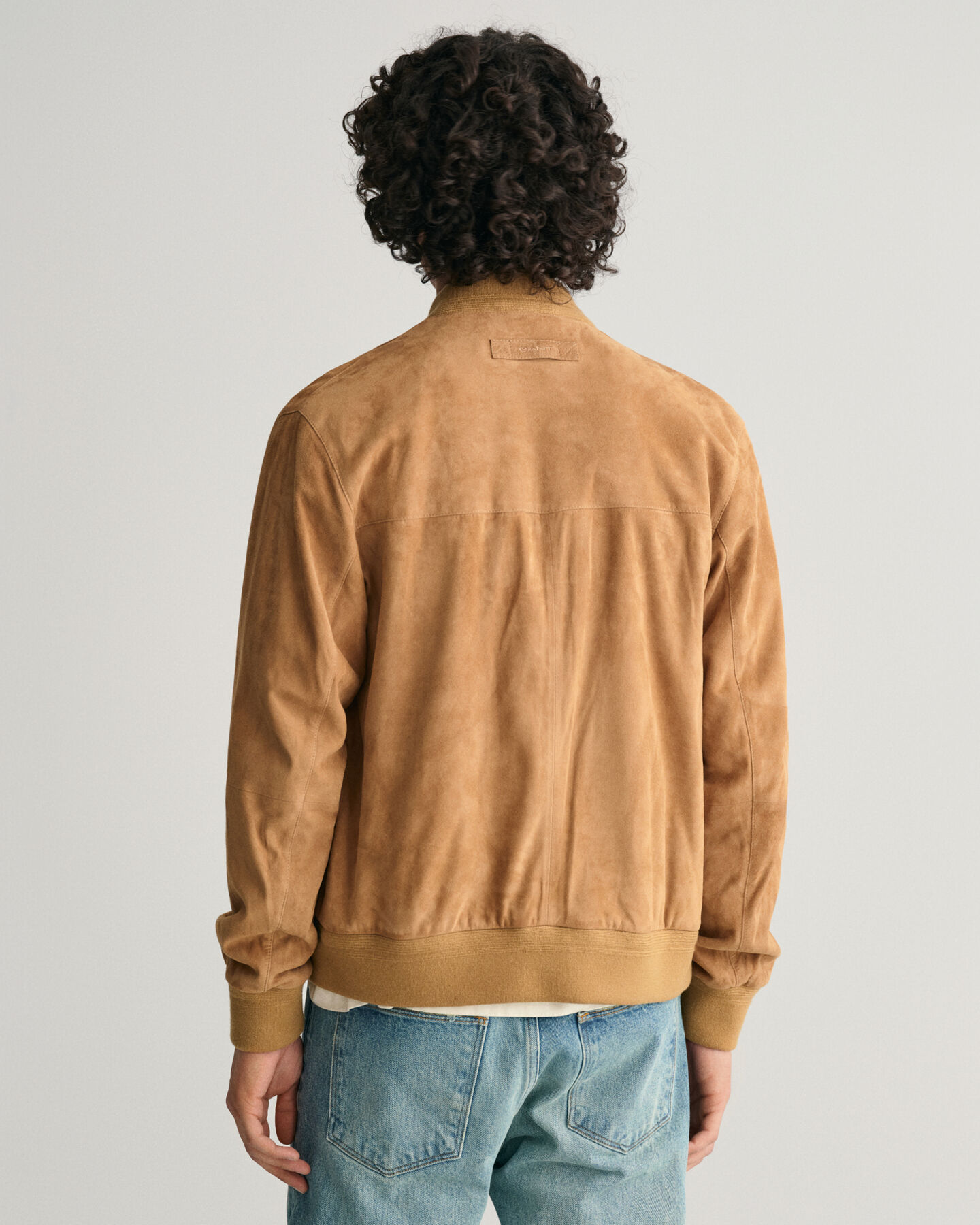 Suede Bomber Jacket