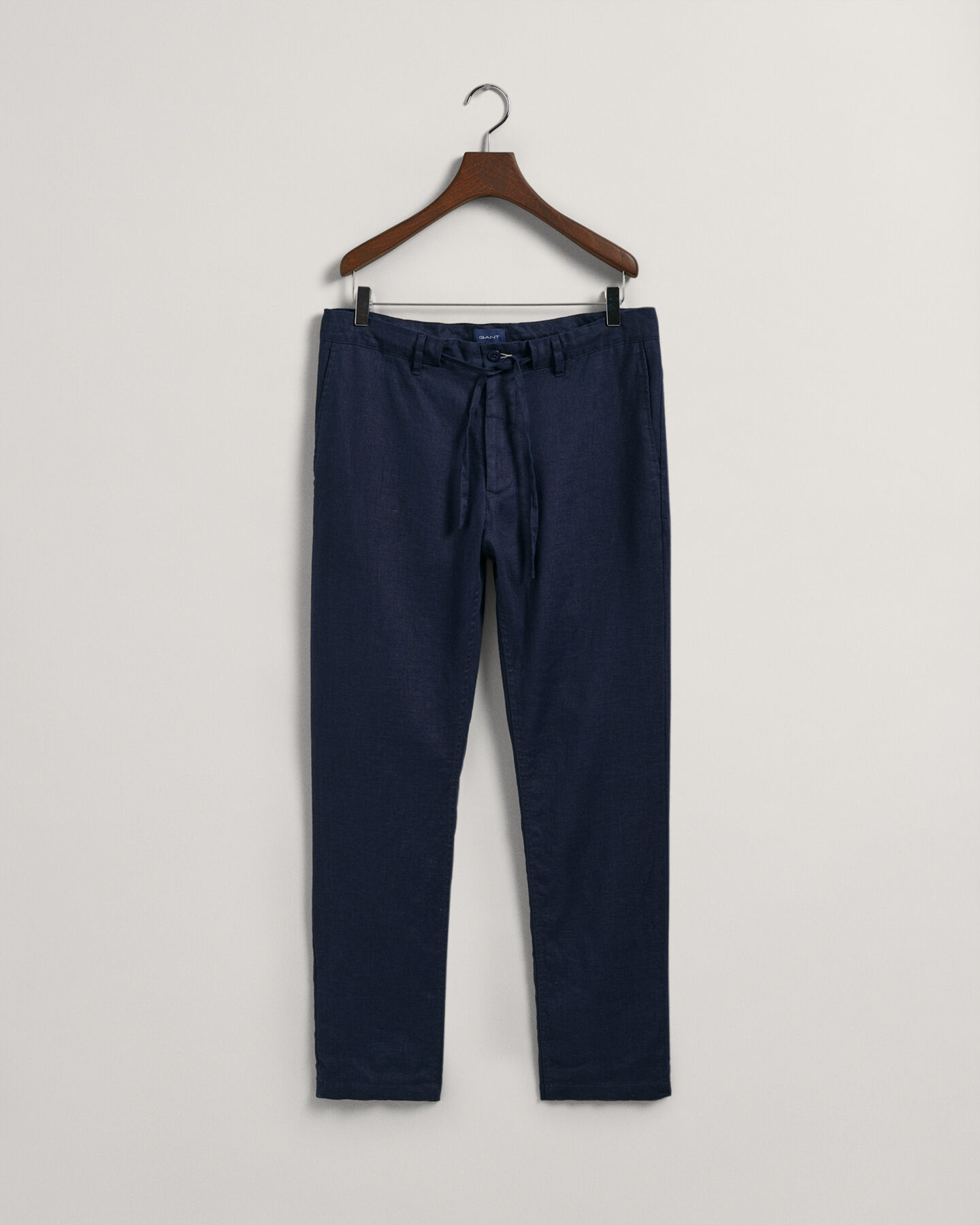Relaxed Fit Linen Drawstring Pants