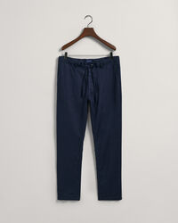Relaxed Fit Linen Drawstring Pants