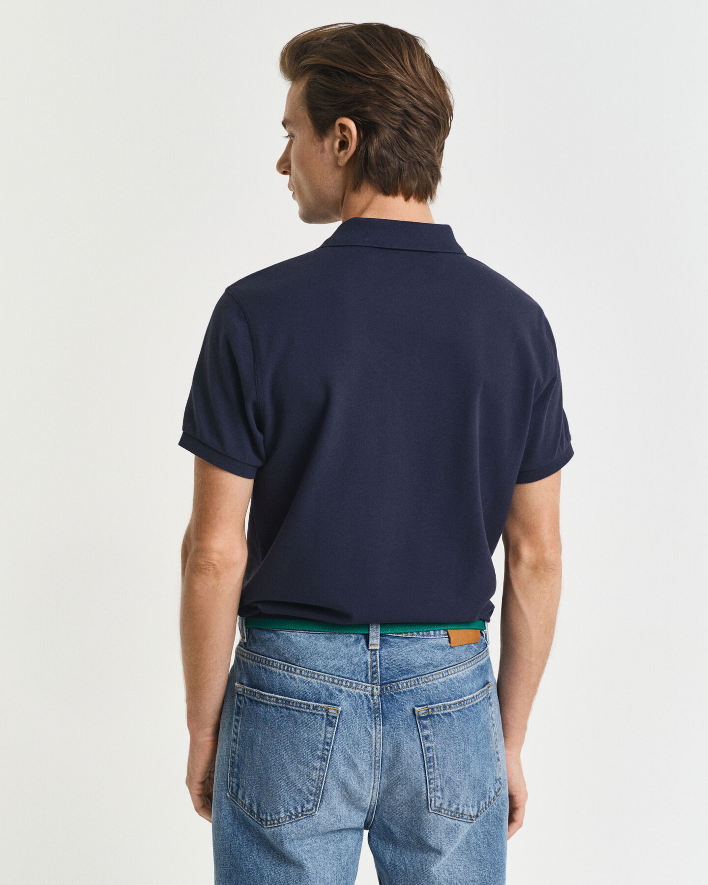 Slim Fit Shield Piqué Polo Shirt