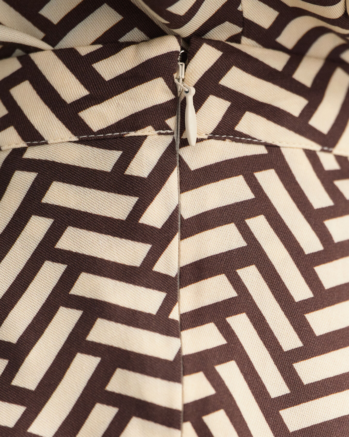 Geometric A-Line Skirt