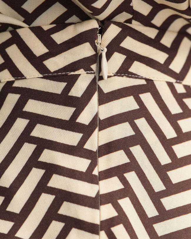 Geometric A-Line Skirt