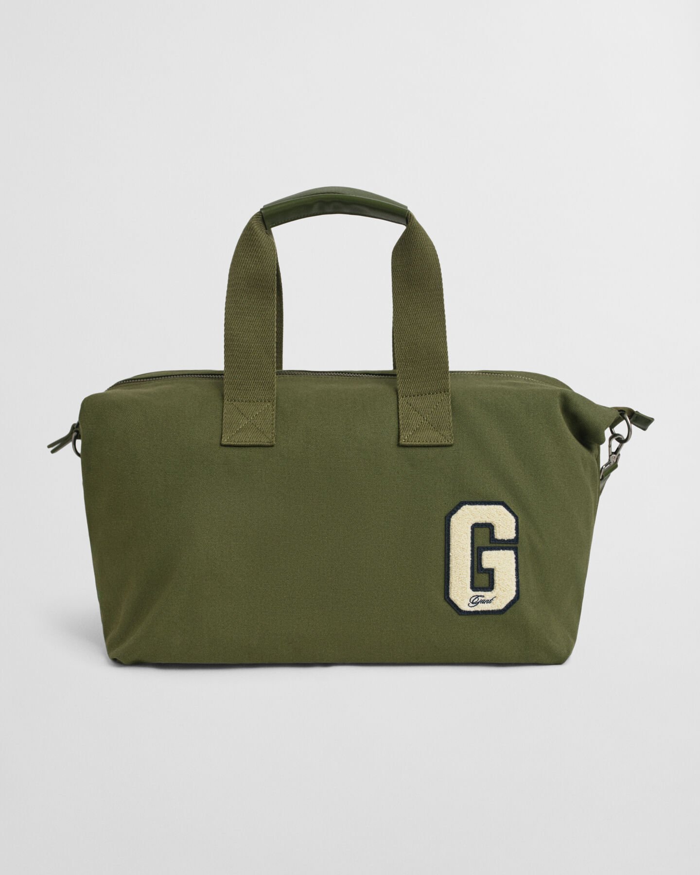 G Badge Cotton Canvas Duffel Bag