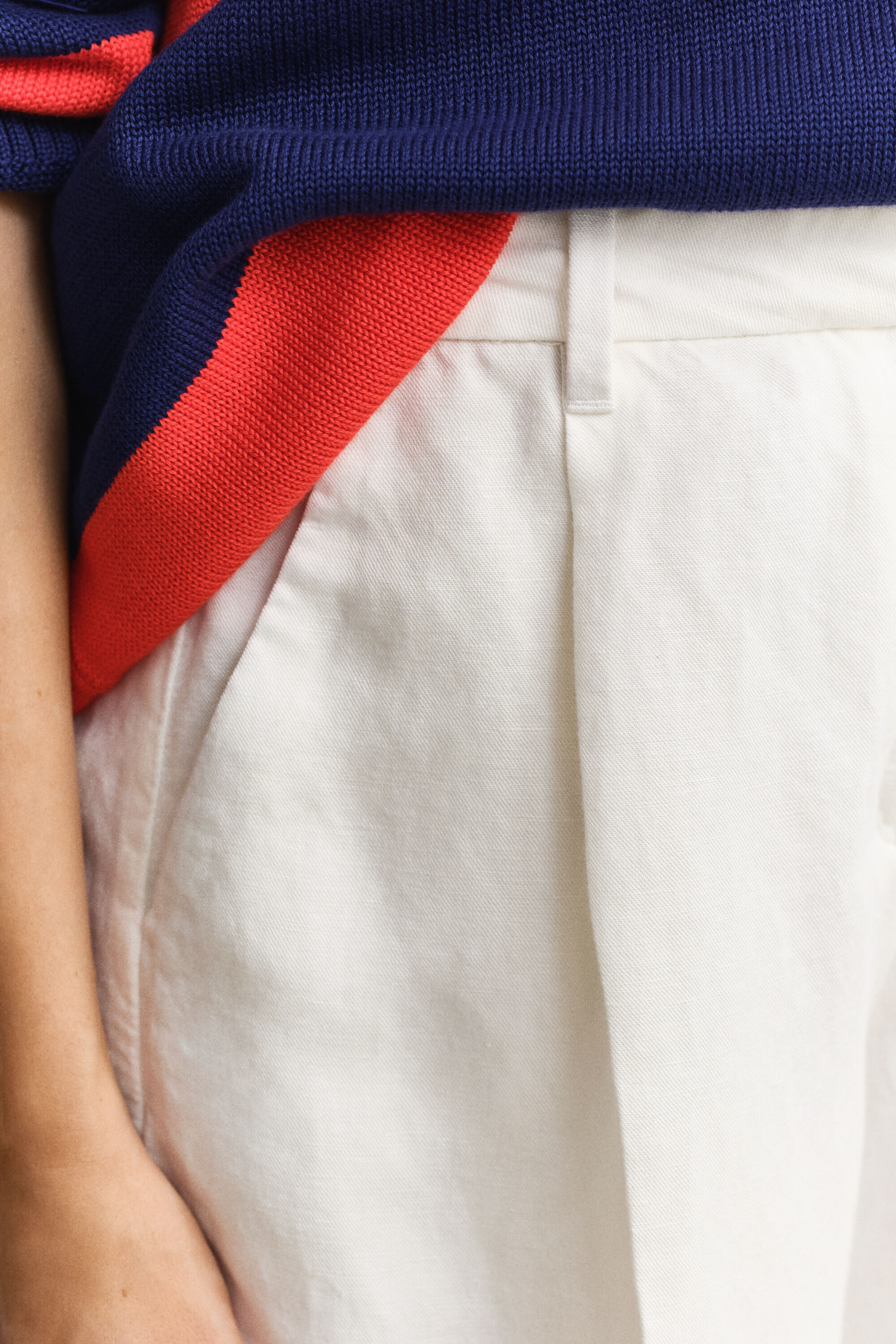 Tailored Linen Blend Shorts