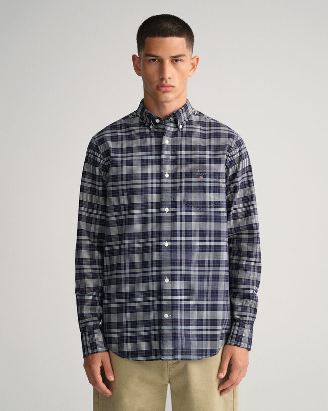 Regular Fit Oxford Check Shirt