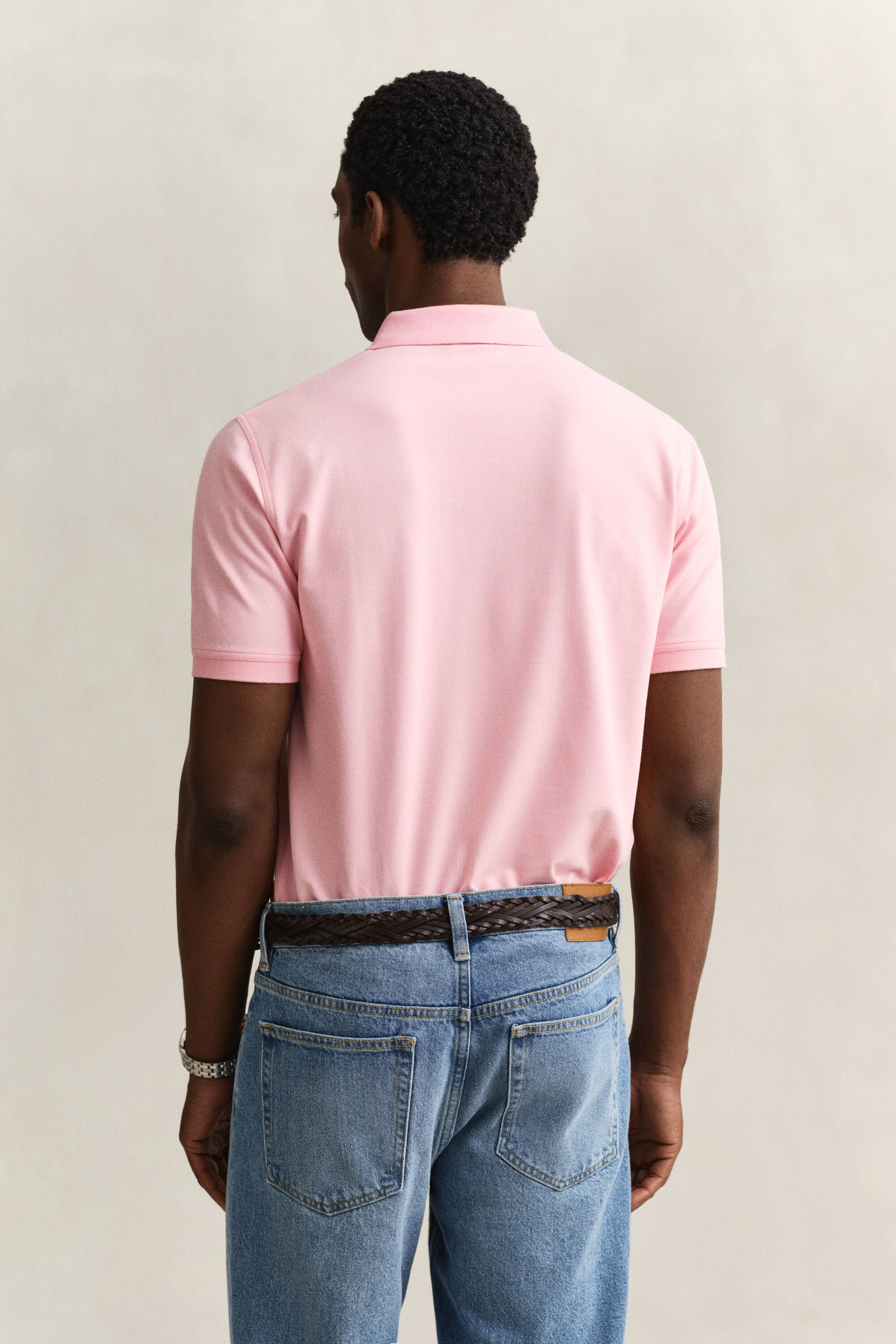 Contrast Piqué Polo Shirt