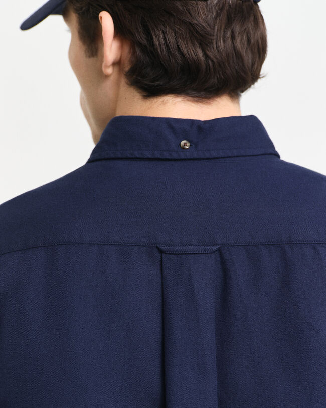 Regular Fit Flannel Herringbone Shirt