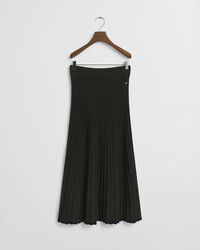 Contrast Ribbed Knit Skirt