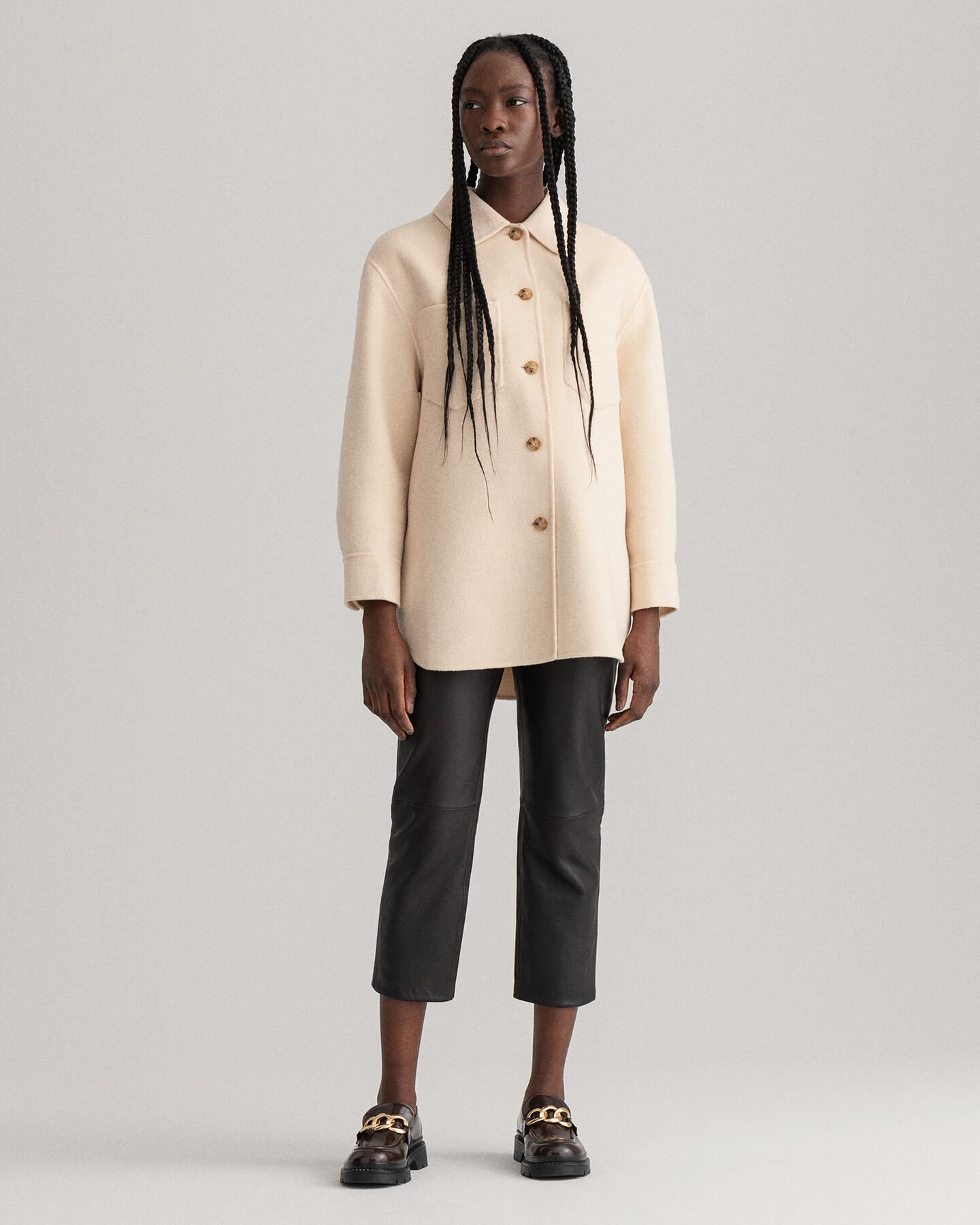 Handstitched Shirt Jacket