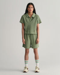 Teen Girls High-Waisted Terry Cloth Shorts