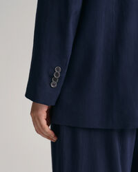 Regular Fit Stretch Linen Blazer