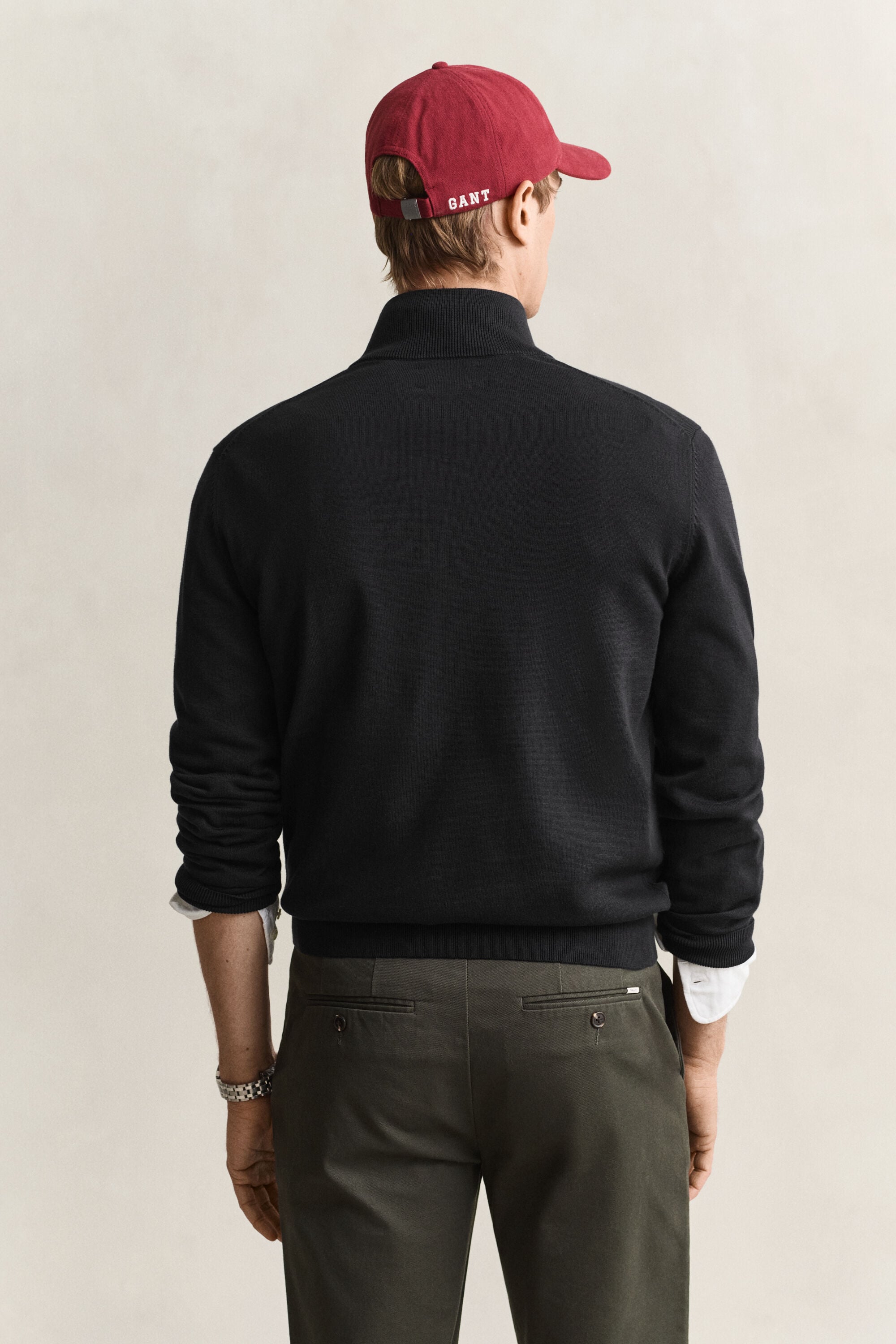 Classic Cotton Half-Zip Sweater