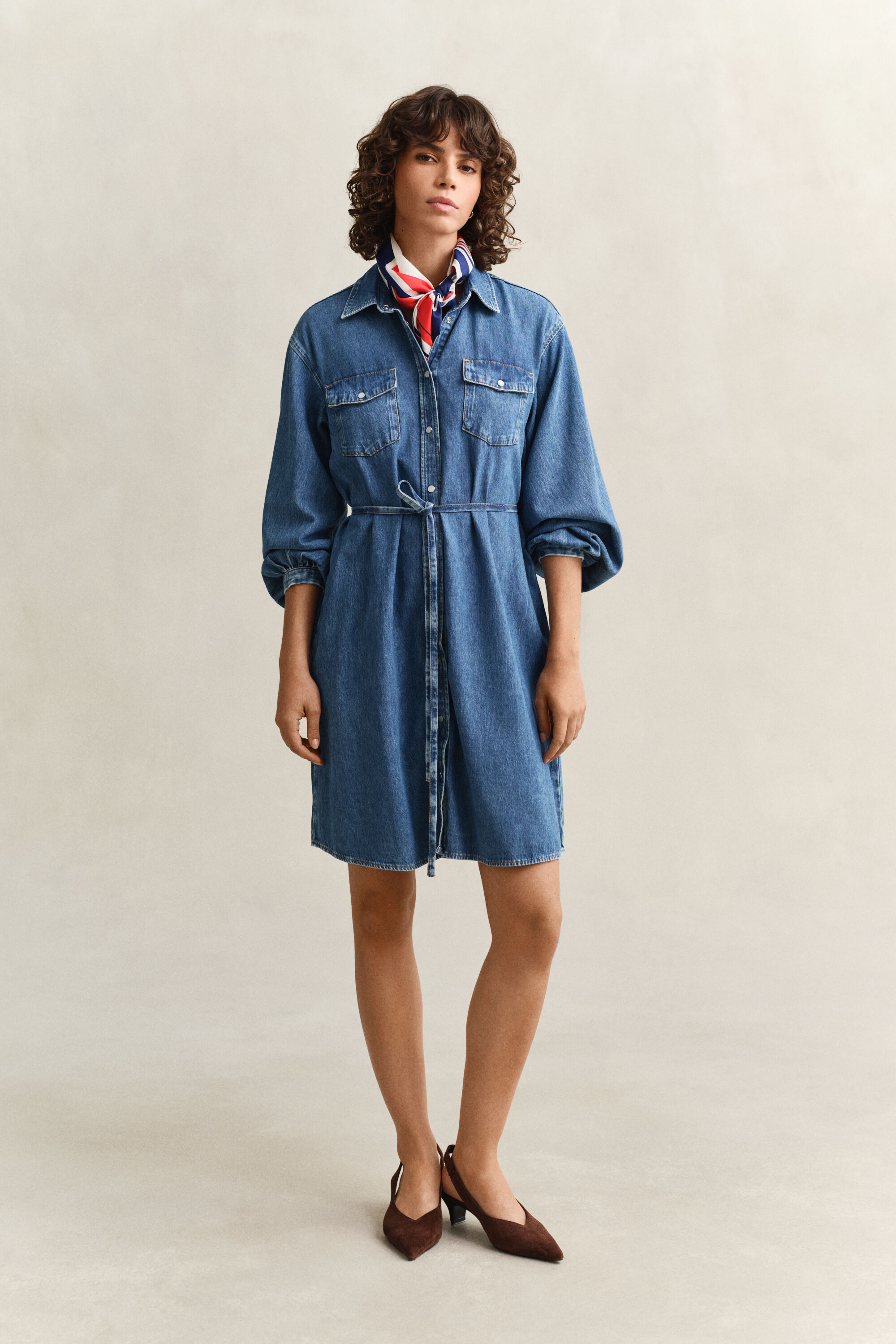 Denim Shirt Dress