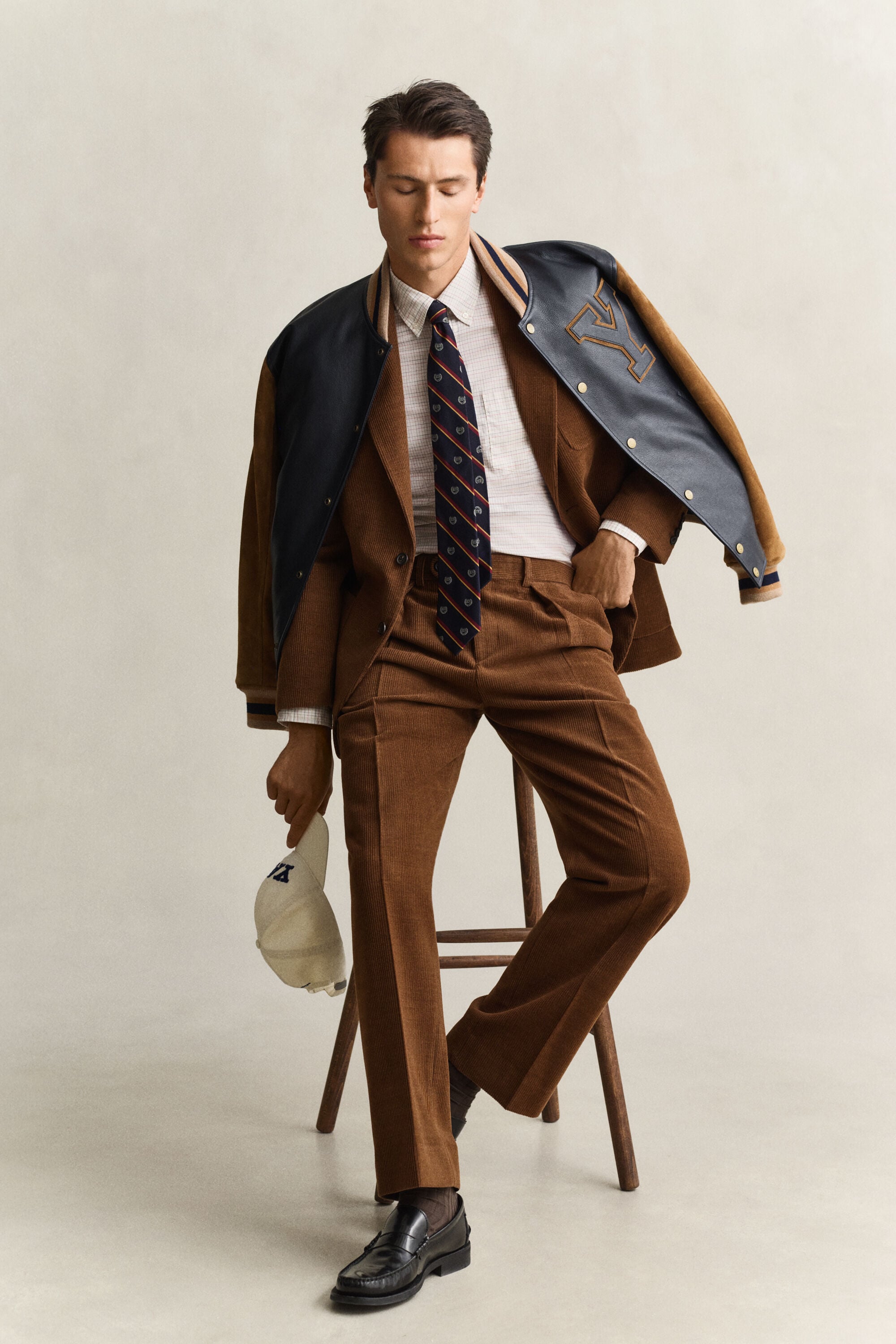 Gant x Yale Wool Corduroy Suit Pants