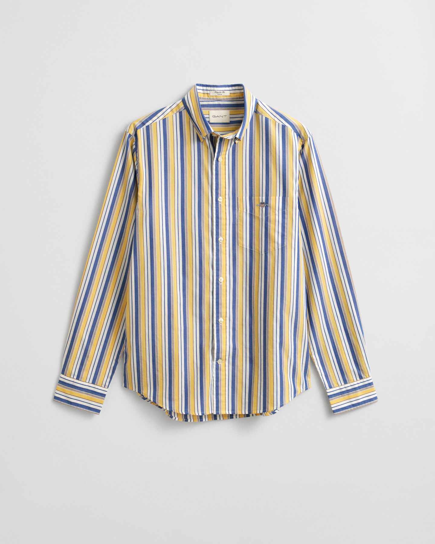 Regular Fit Striped Poplin Shirt