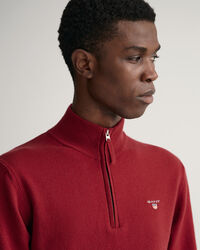 Super Fine Lambswool Half-Zip Sweater