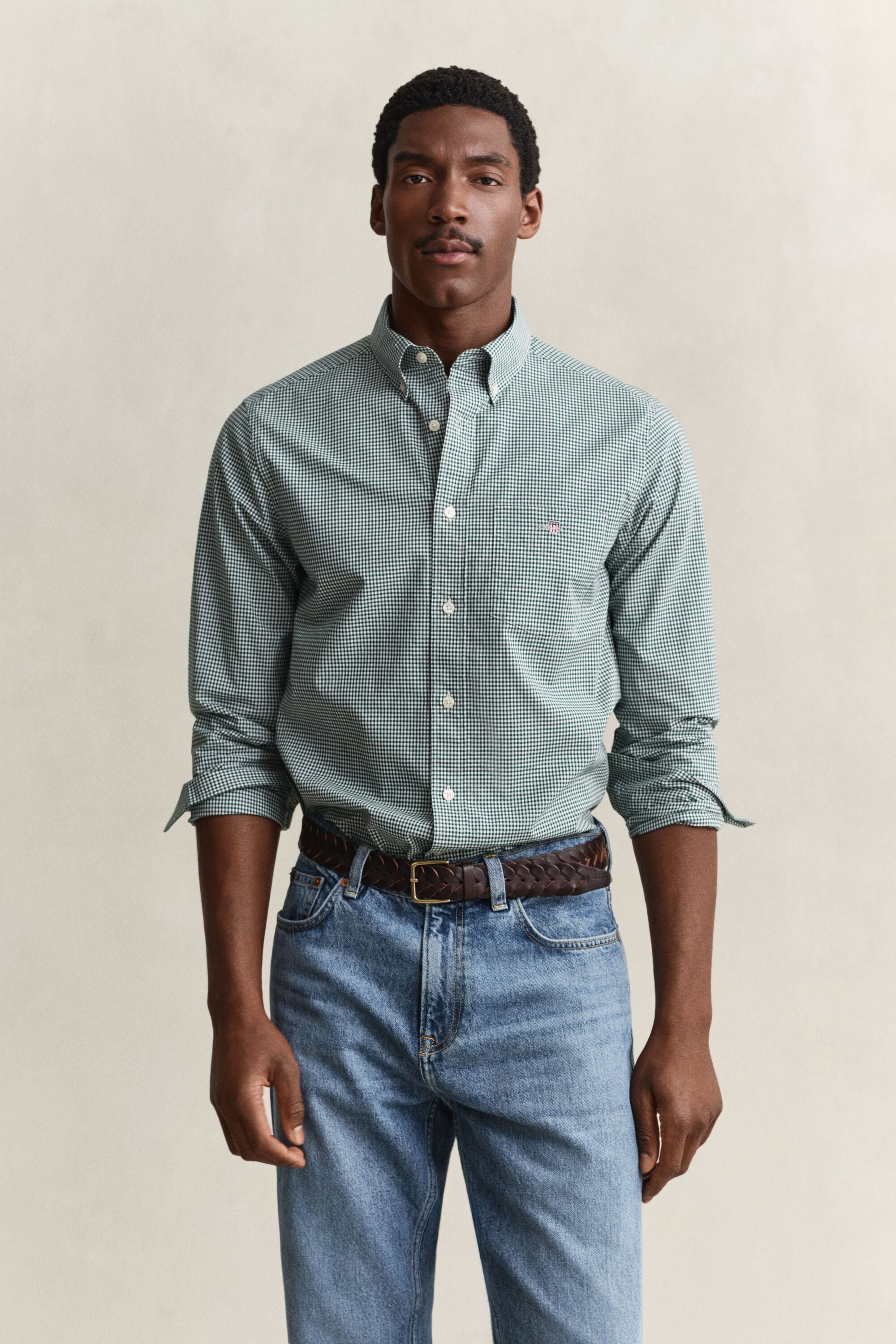 Gingham Classic Poplin Shirt