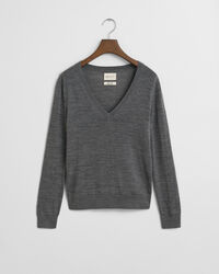 Extra Fine Merino Wool V-Neck Sweater