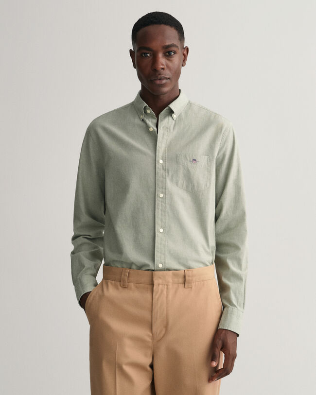 Regular Fit Cotton Linen Shirt - Gant
