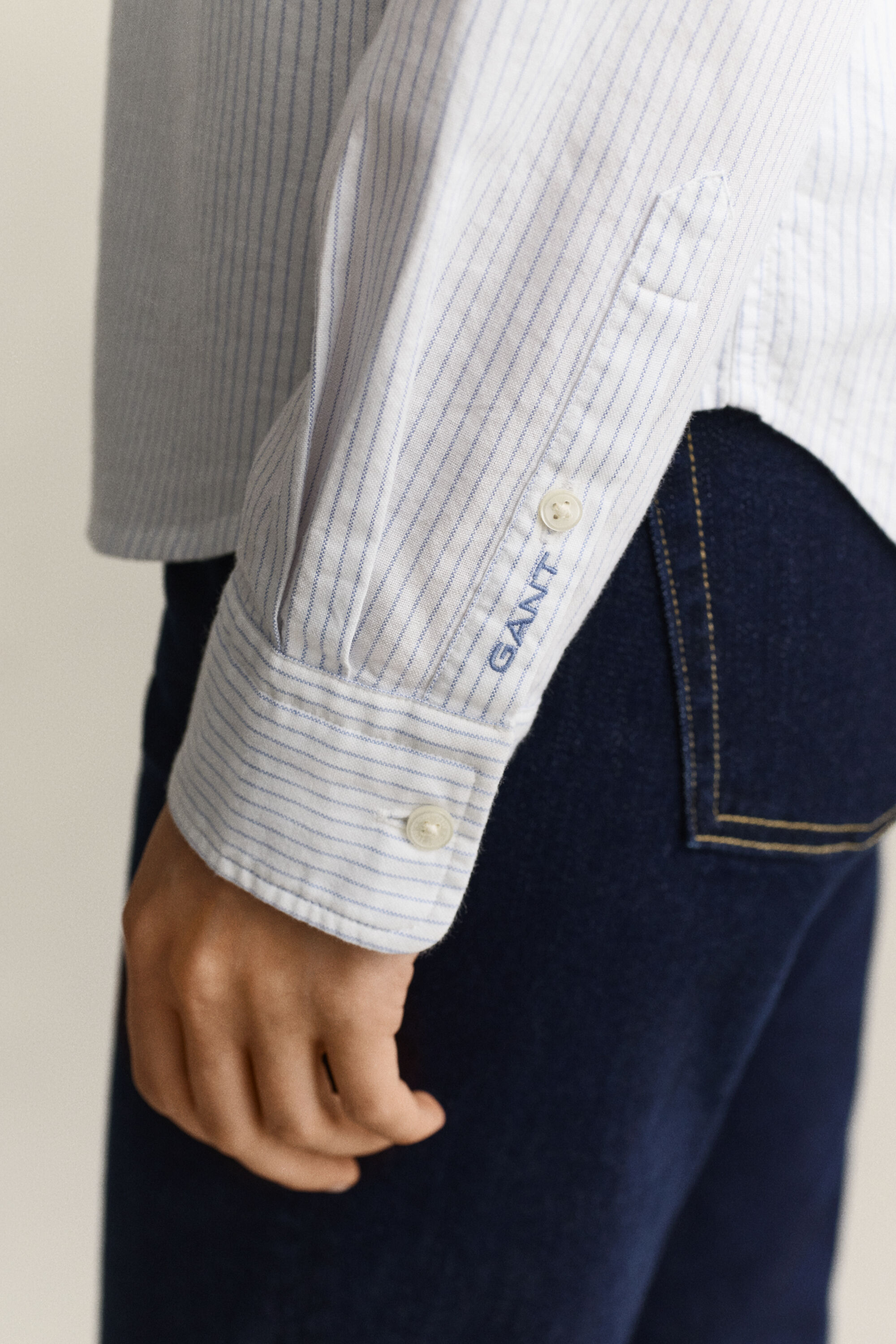 Gant x Yale Striped Oxford Shirt