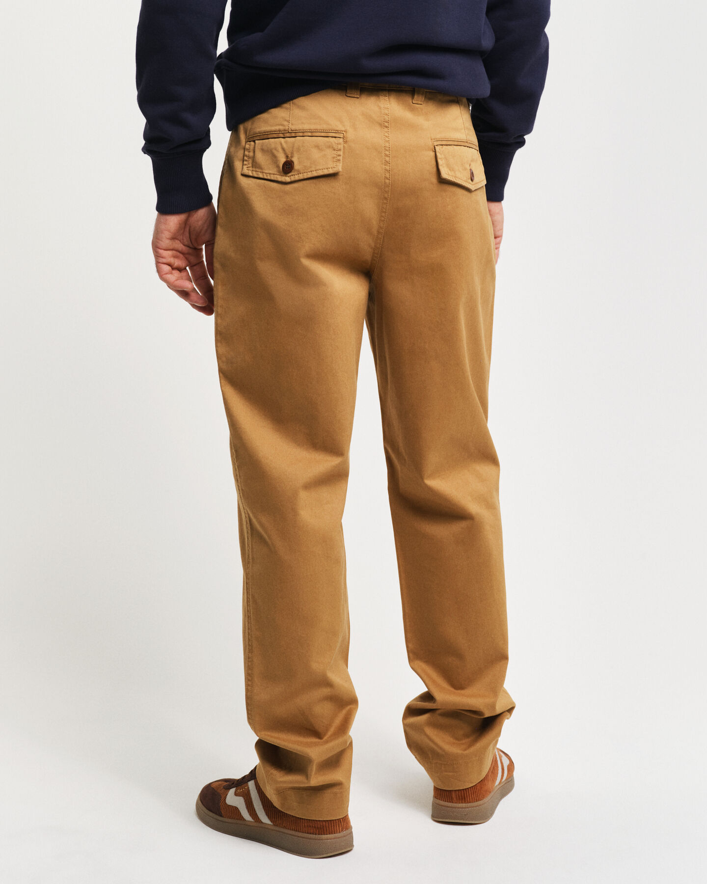 Regular Fit Brushed Cotton Chinos