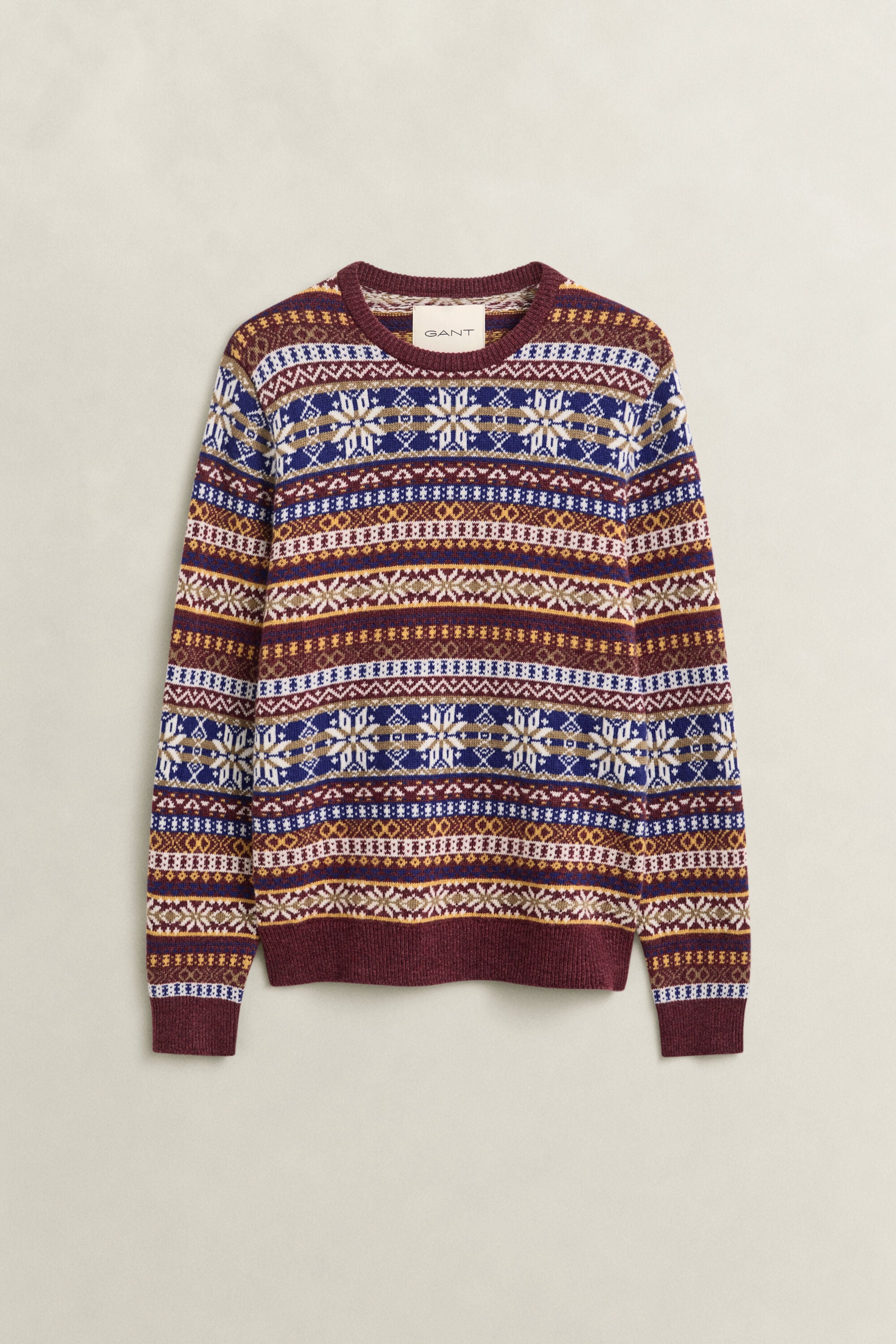 Fair Isle Crew Neck Sweater