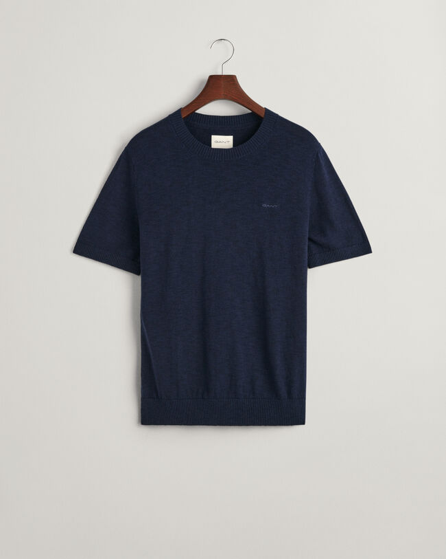 Knitted Cotton Linen T-Shirt