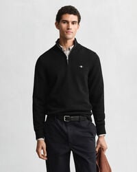 Casual Cotton Half-Zip Sweater