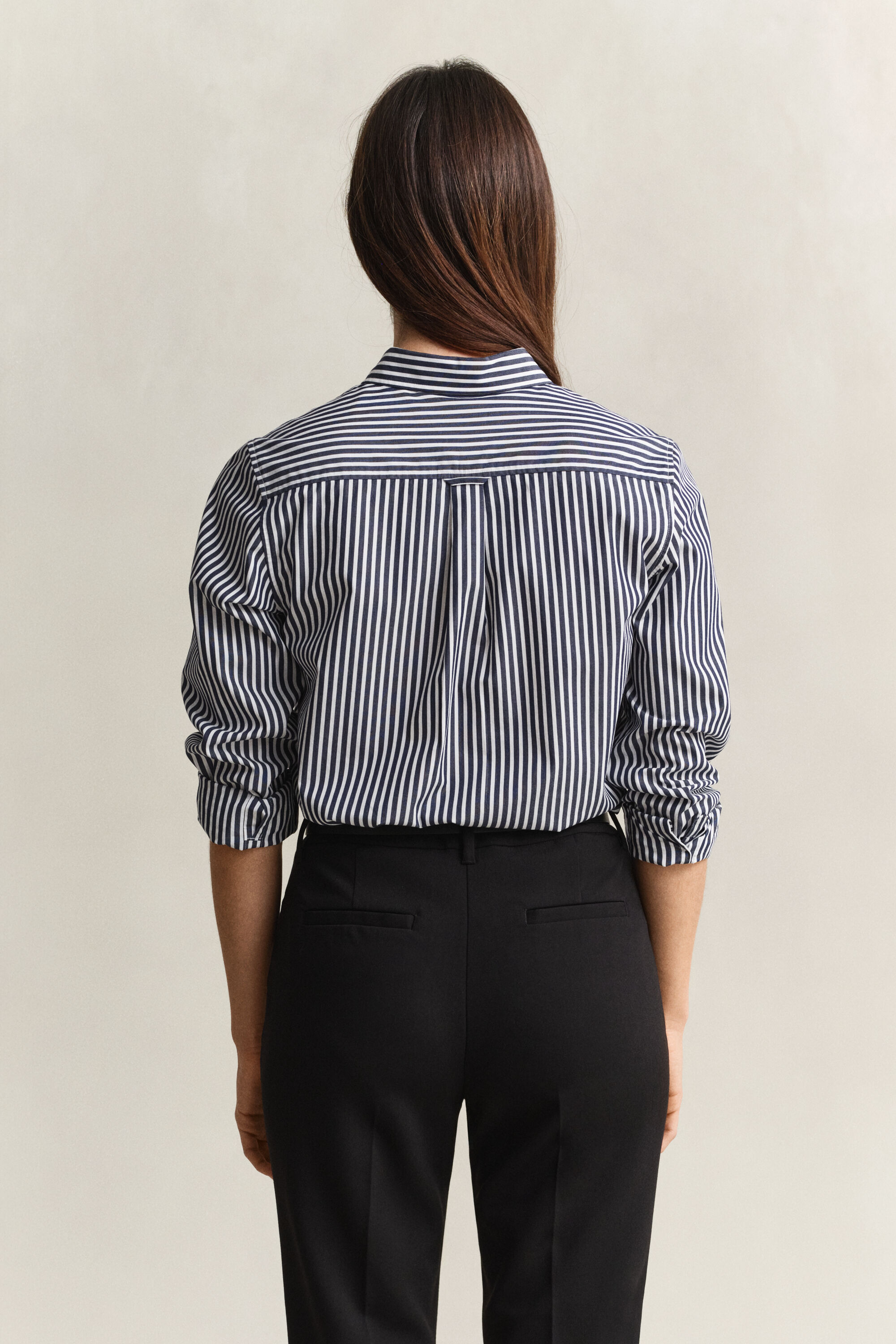 Classic Regular Striped Poplin Shirt