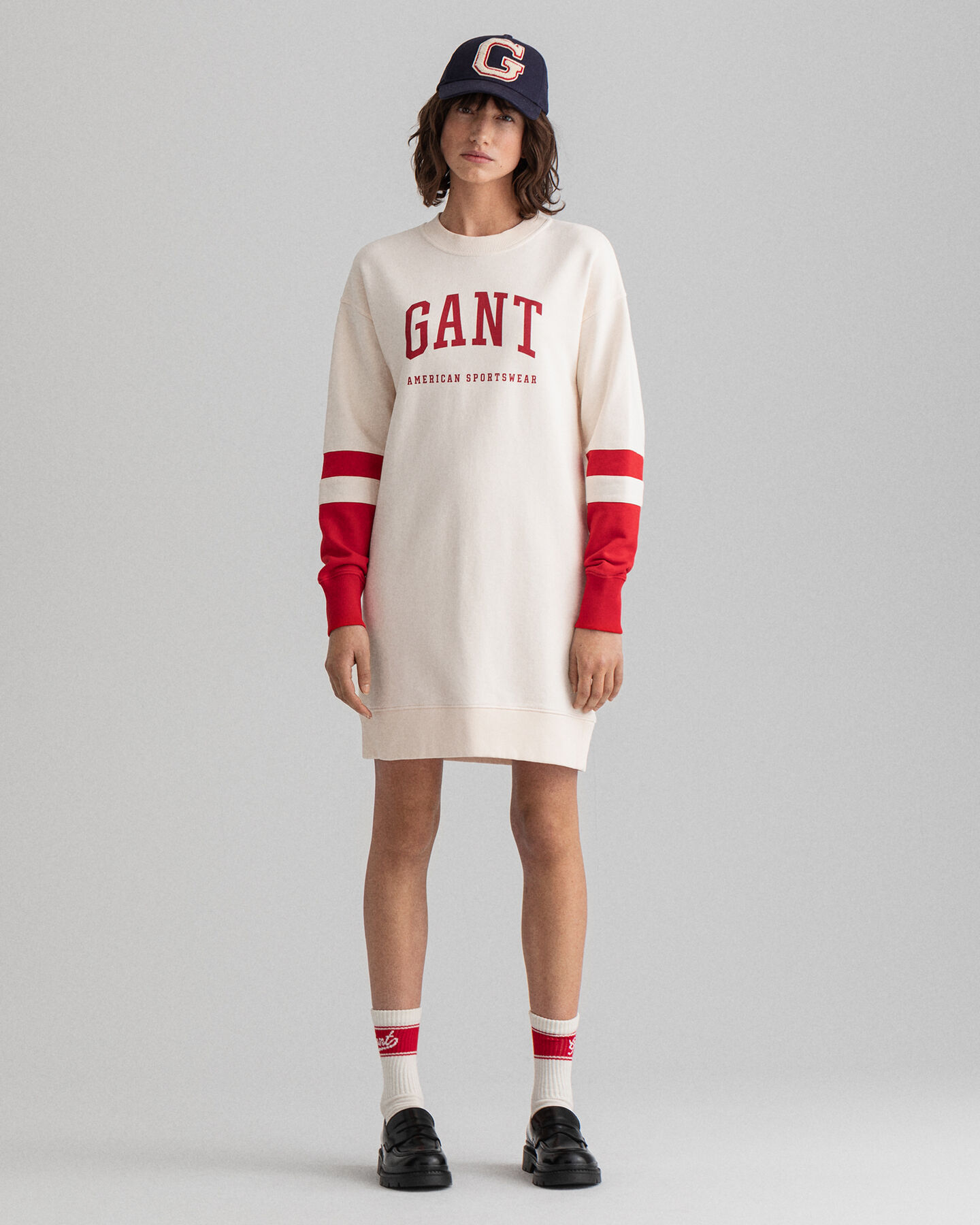 Jersey Crew Neck Dress