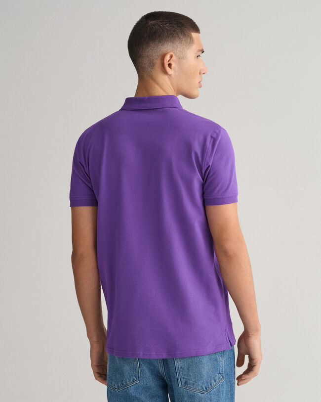 Contrast Collar Piqu&eacute; Polo Shirt