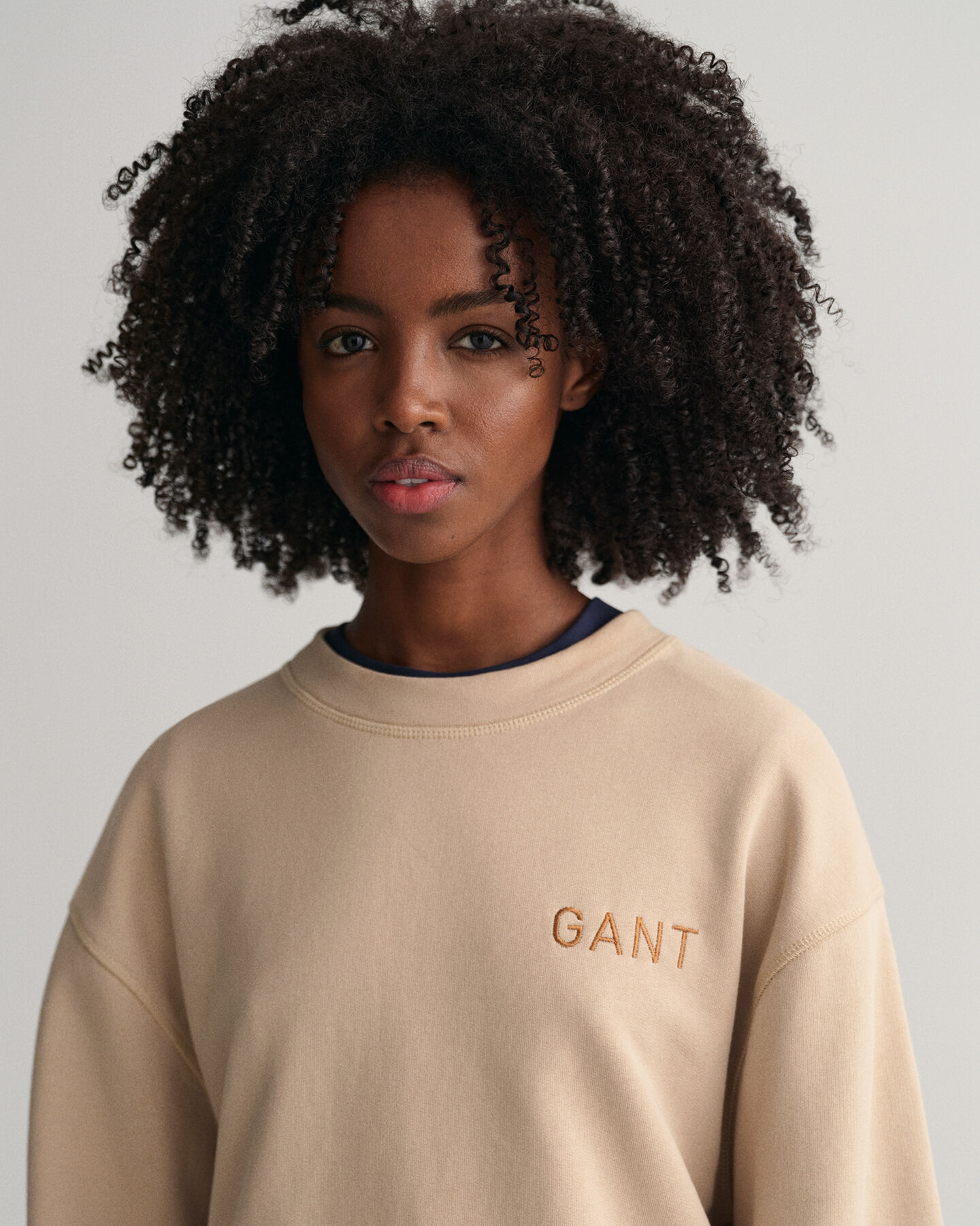 Logo Volume Sleeve Sweatshirt