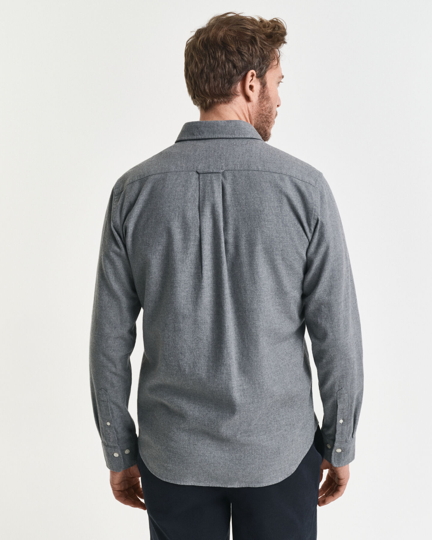 Regular Fit Melange Flannel Shirt