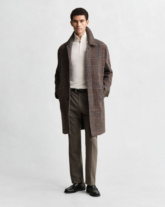 Extra Fine Merino Wool Half-Zip Sweater