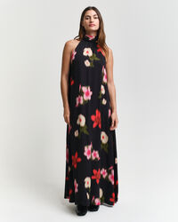 Floral Print Halterneck Dress