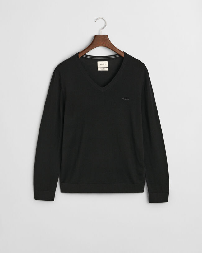 Extra Fine Merino Wool V-Neck Sweater