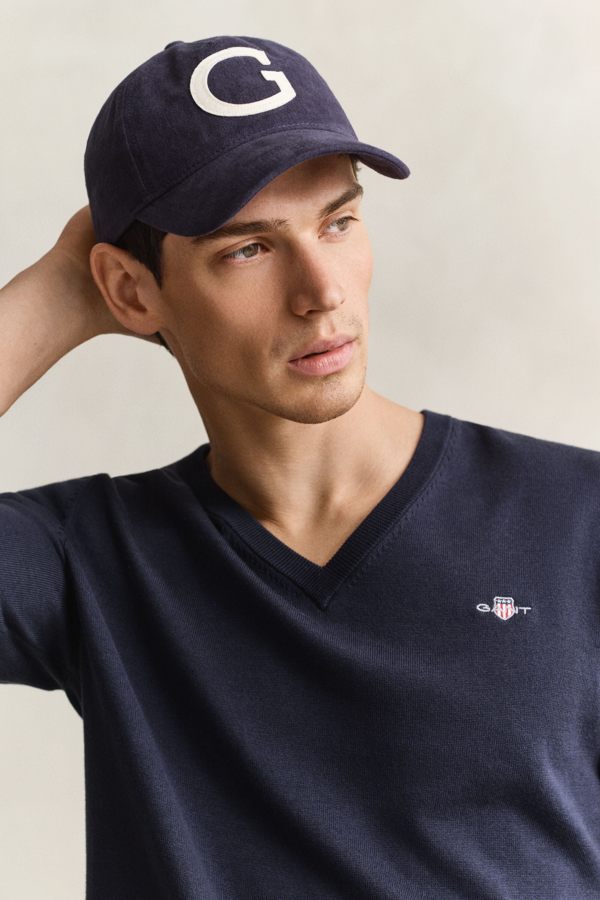 Cotton V-Neck Sweater