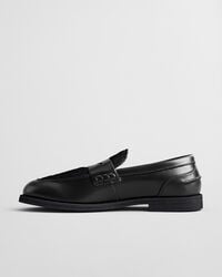 Gracelyn Fur Leather Loafers