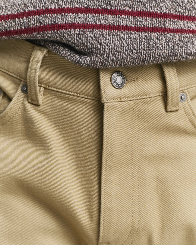 Regular Fit Soft Twill Jeans