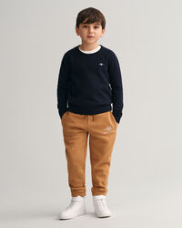 Kids Shield Lambswool Crew Neck Sweater