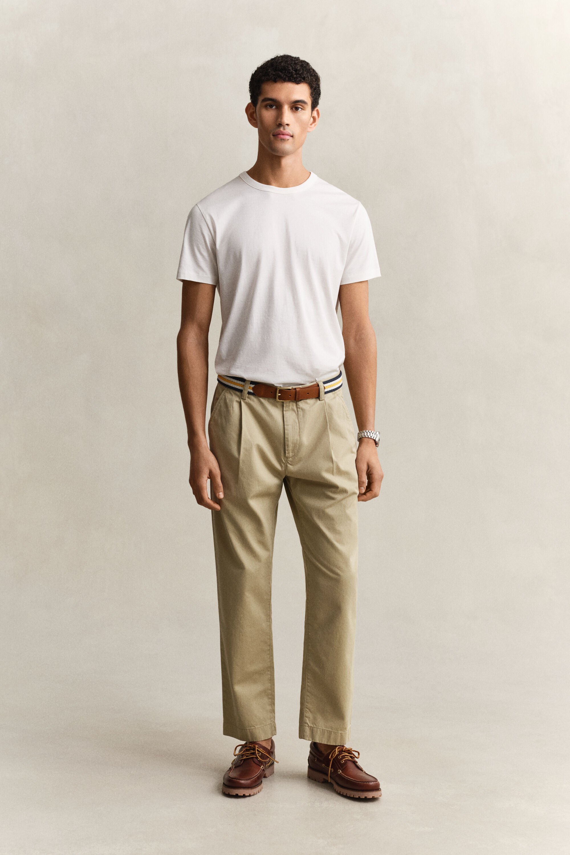 Regular Fit Cotton Twill Chinos