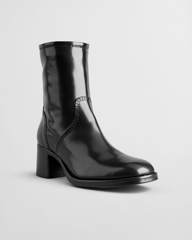 Workdale Heeled Leather Boots