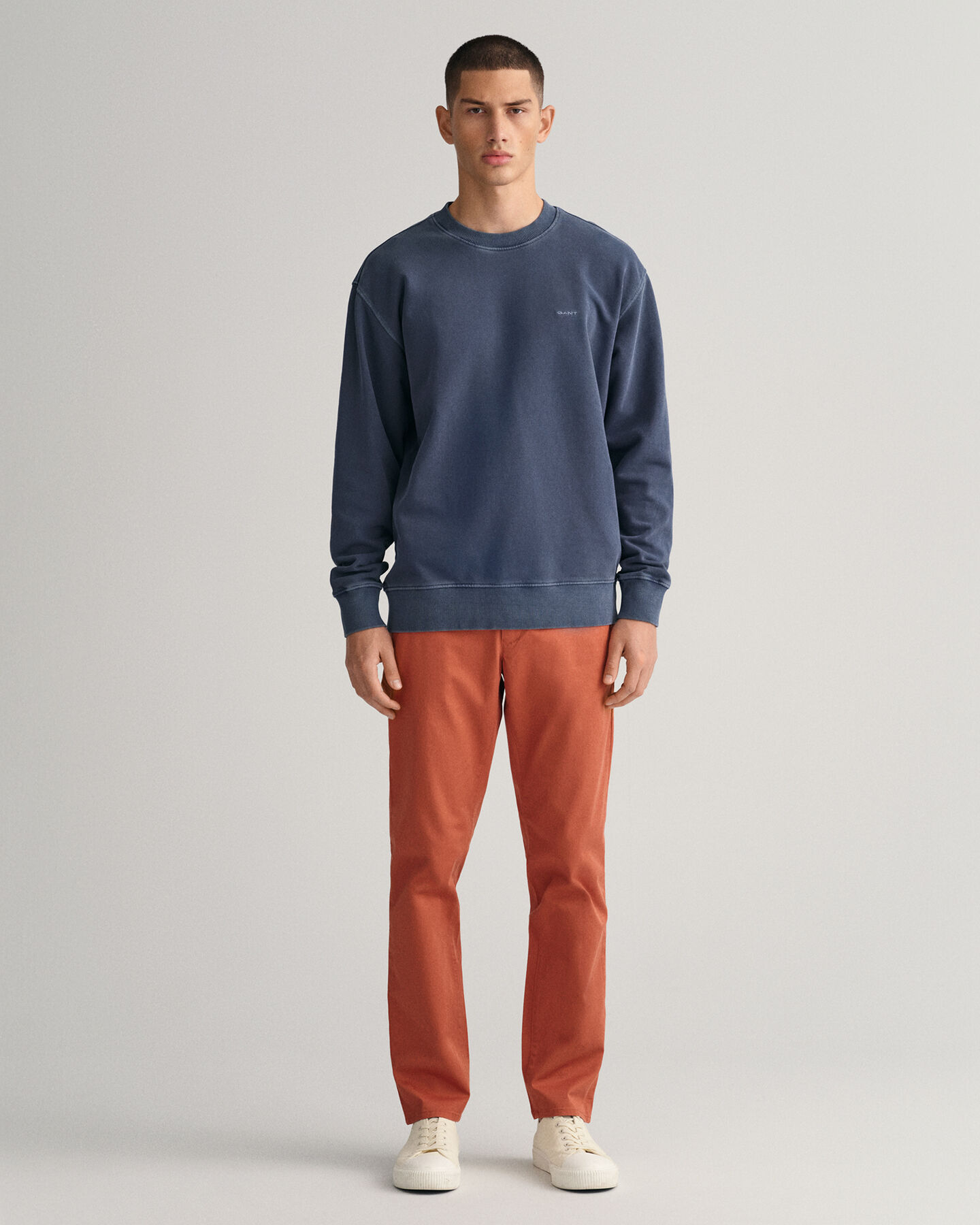 Hallden Slim Fit Twill Chinos