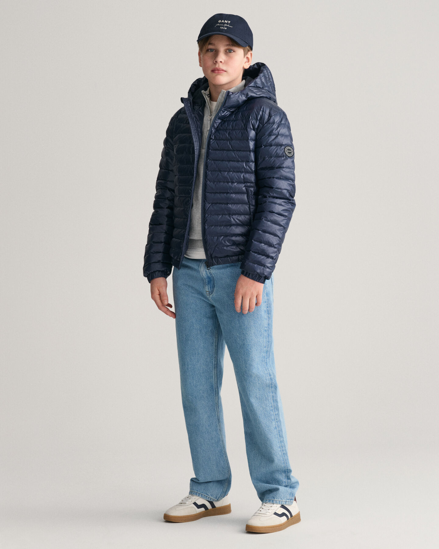 Teens Shiny Lightweight Padded Down Jacket