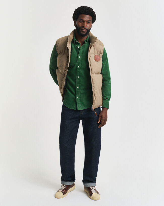 Regular Fit Cotton Corduroy Shirt