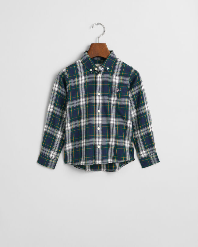 Kids Checked Flannel Shirt
